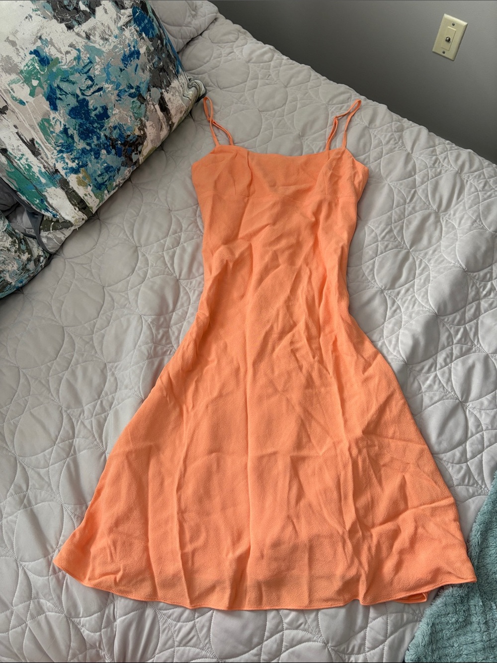 Sunday Best Peach Slip Dress - Size XS